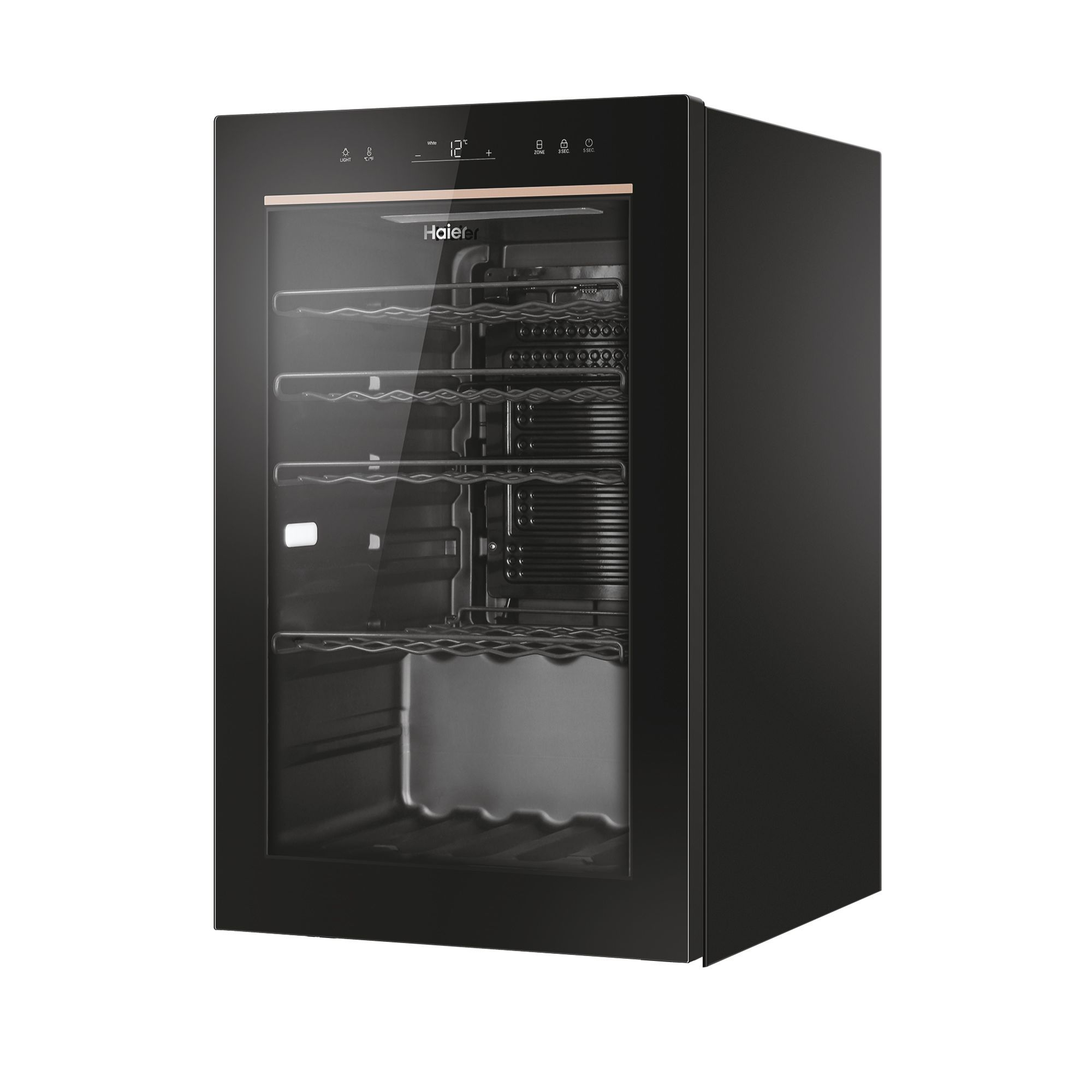 Haier Wine Bank 50 Series 3 HWS49GAE Compressor wine cooler Freestanding Black 49 bottle(s) – image 5