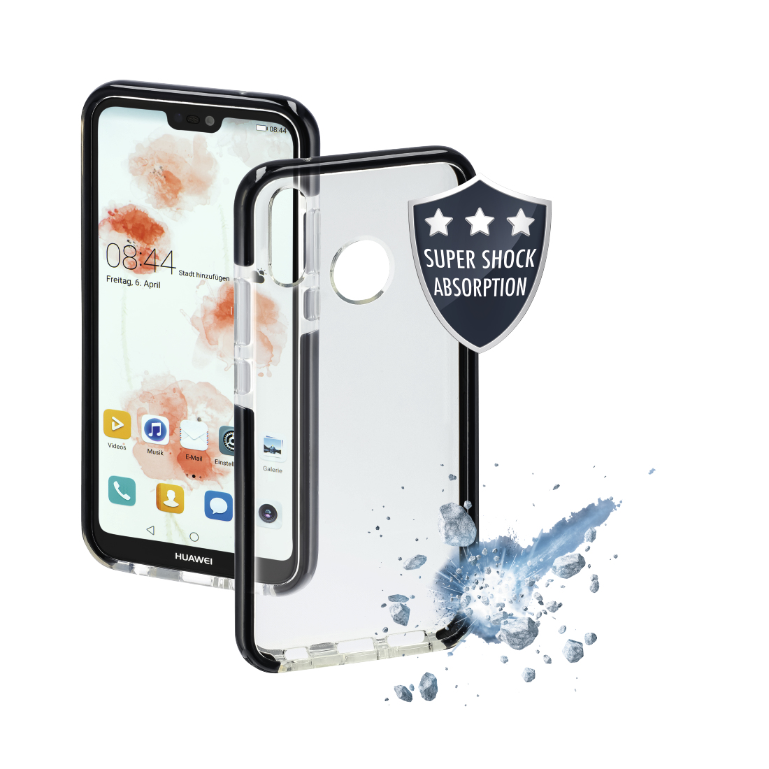 Hama 00185748 mobile phone case Cover Black, Transparent – image 5