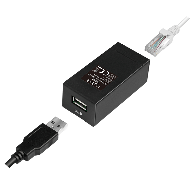 LogiLink UA0280 network extender Network transmitter & receiver Black – image 4