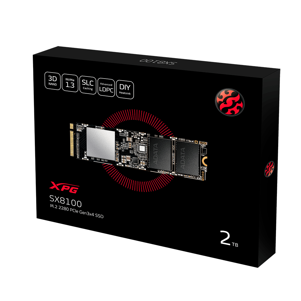XPG SX8100 1 TB M.2 PCI Express 3.0 NVMe 3D NAND – image 6