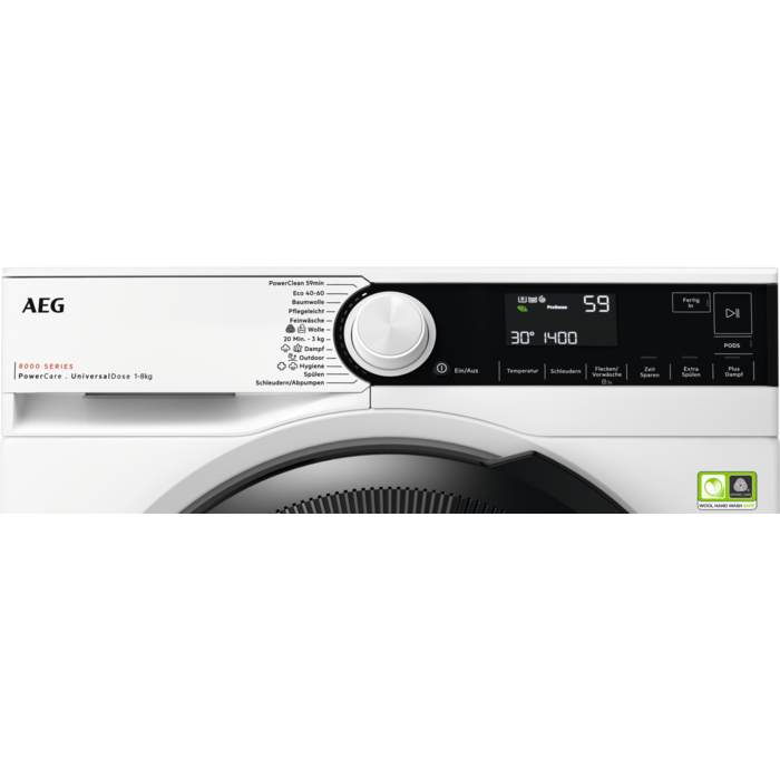 AEG LR8E70480 washing machine Front-load – image 2