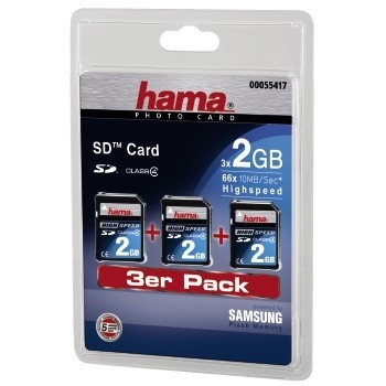 Hama Triple Pack SD 2GB – image 4