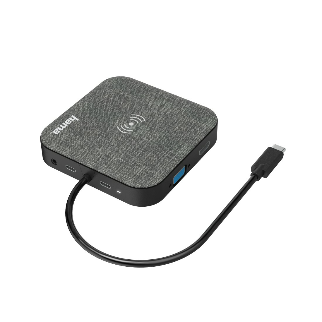 Hama 00200134 laptop dock/port replicator USB 3.2 Gen 1 (3.1 Gen 1) Type-C Black, Grey – image 2