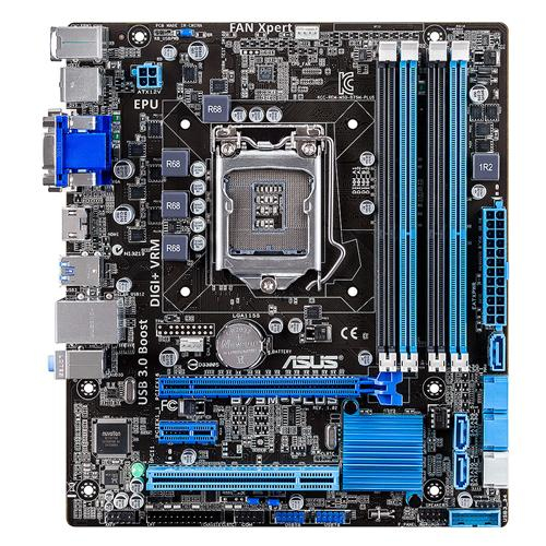 ASUS B75M-Plus Intel B75 LGA 1155 (Socket H2) micro ATX