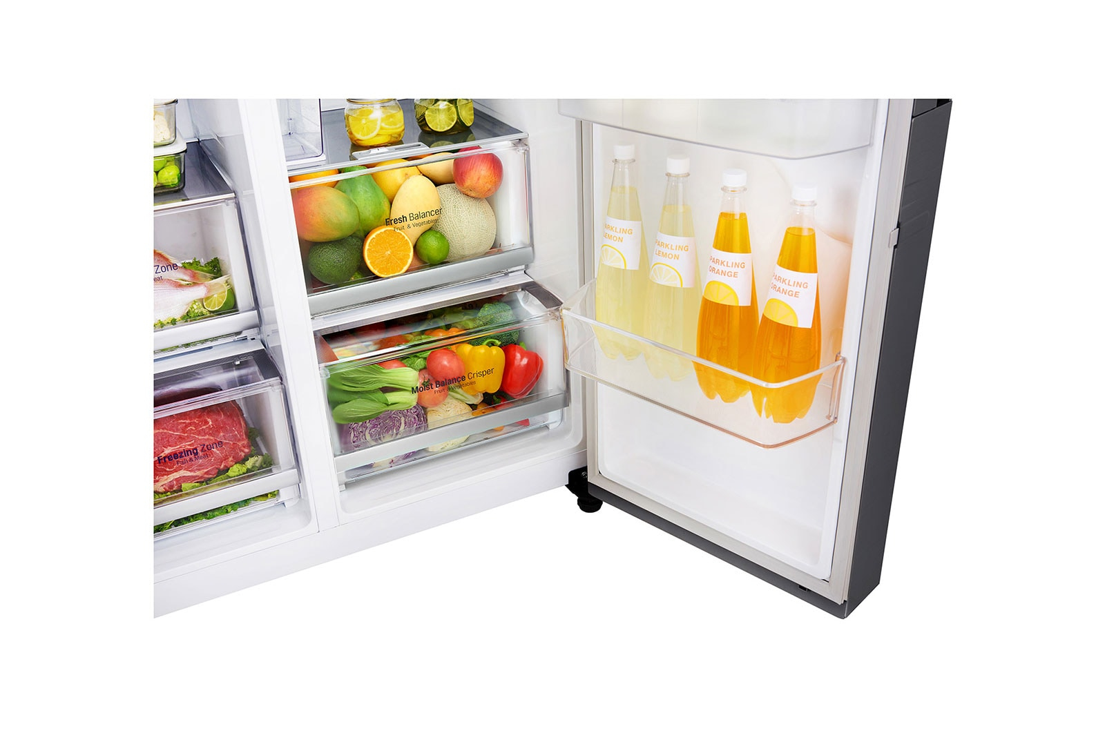 LG GSL960PZVZ side-by-side refrigerator Freestanding – image 5