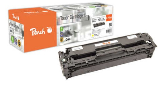 Peach PT531 toner cartridge 1 pc(s) Compatible Yellow
