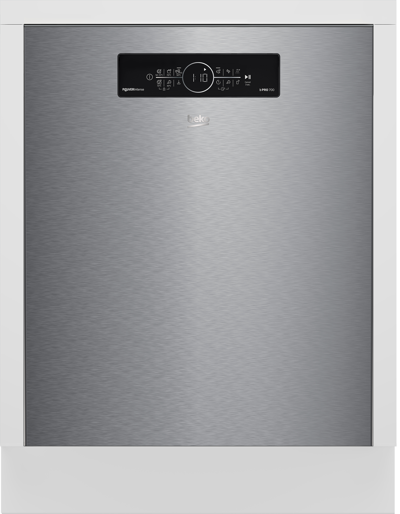 BEKO BDDN36462XP Geschirrspüler (unterbaufähig, 598 mm breit, 38 dB (A), A)