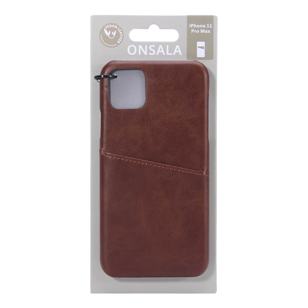 Onsala Mobilecover Brown iPhone 11 Pro Max Creditcard Pocket – image 2