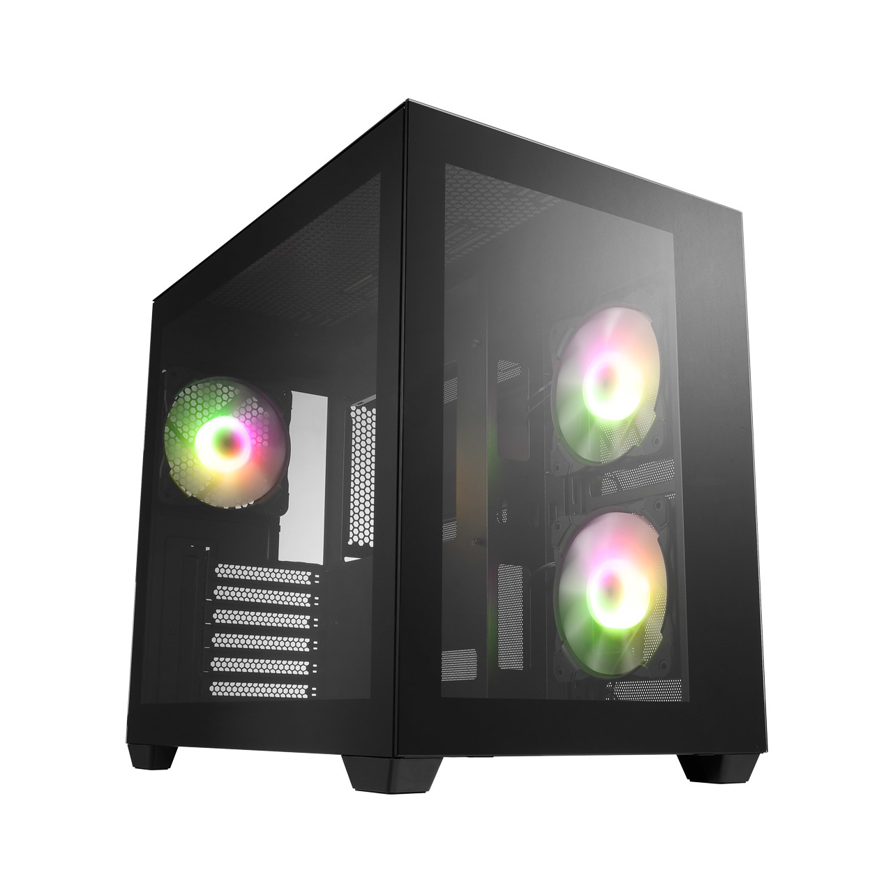 FSP CMT380 Midi Tower Black image 1