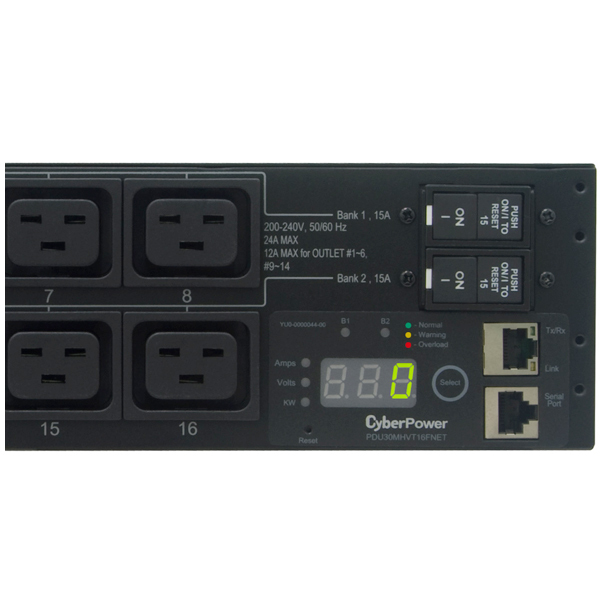 CyberPower PDU30MHVT16FNET power distribution unit (PDU) 16 AC outlet(s) 2U Black – image 4