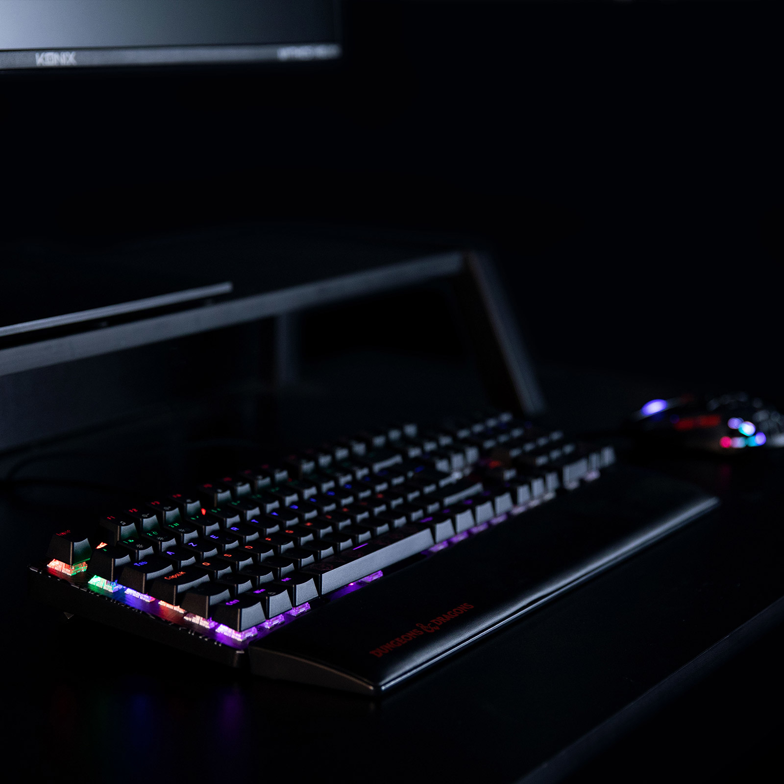 Konix 82381120331 keyboard Gaming USB AZERTY French Black, Red – image 3