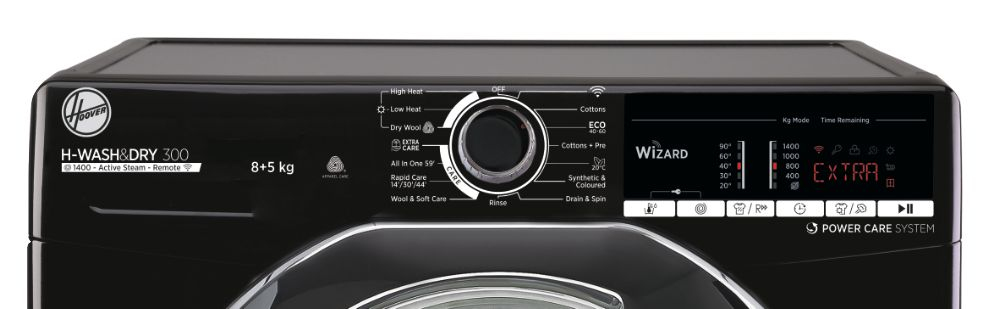 Hoover H-WASH 300 LITE H Wash&Dry 300 8/5kg Washer Dryer Black – image 2