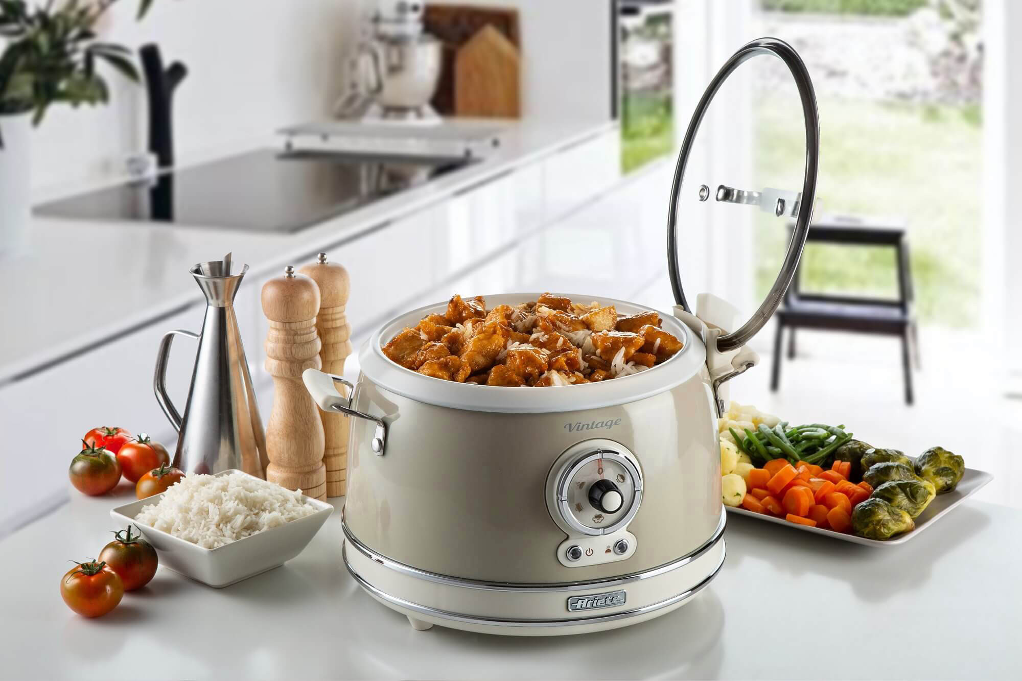Ariete 2904 Rice Cooker - Electric Rice Cooker with ceramic bowl - Homemade Sushi - Multicooker - Vintage Line – image 6