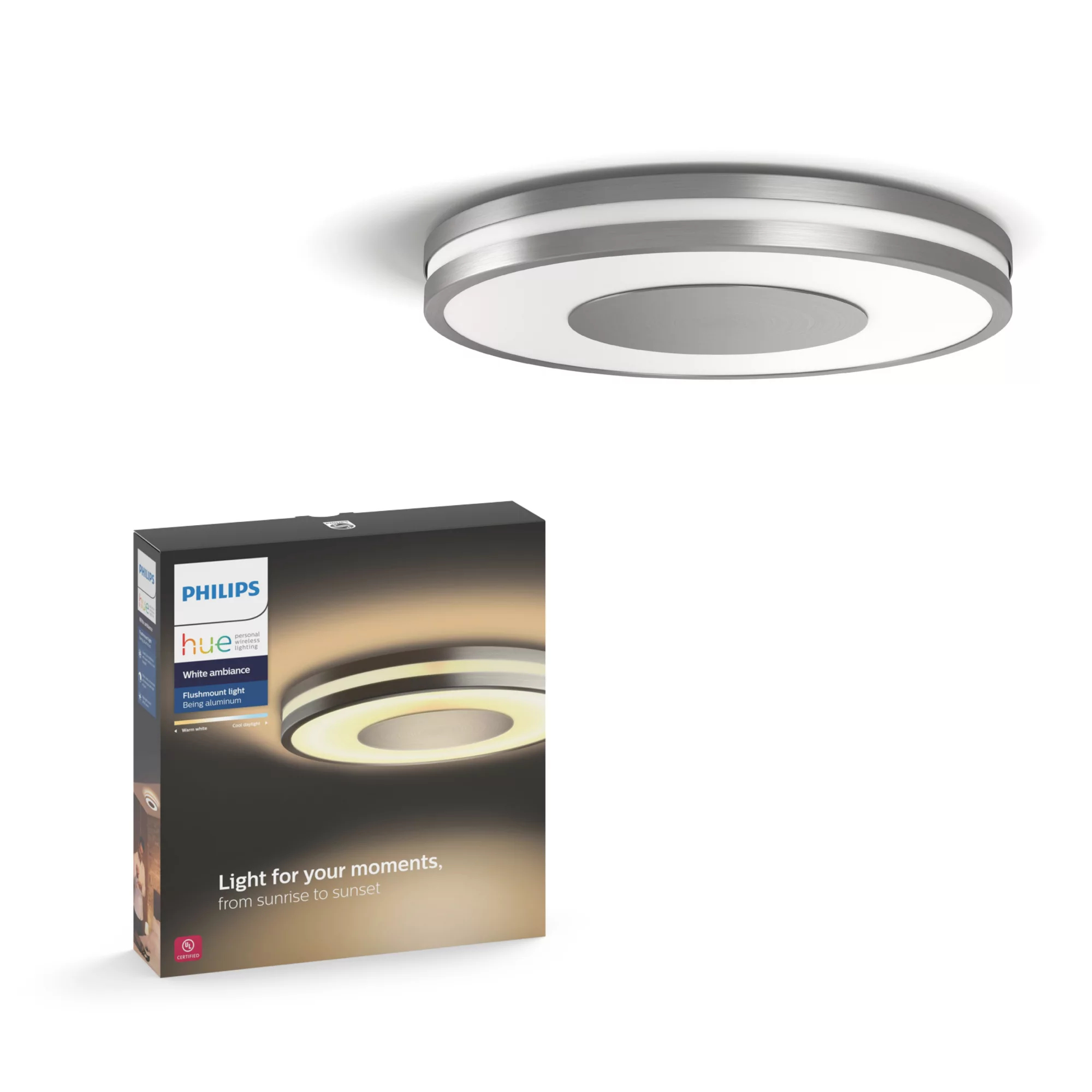 Philips by Signify Philips Hue White ambience 4100448U7 Smart ceiling light Bluetooth/Zigbee – image 1