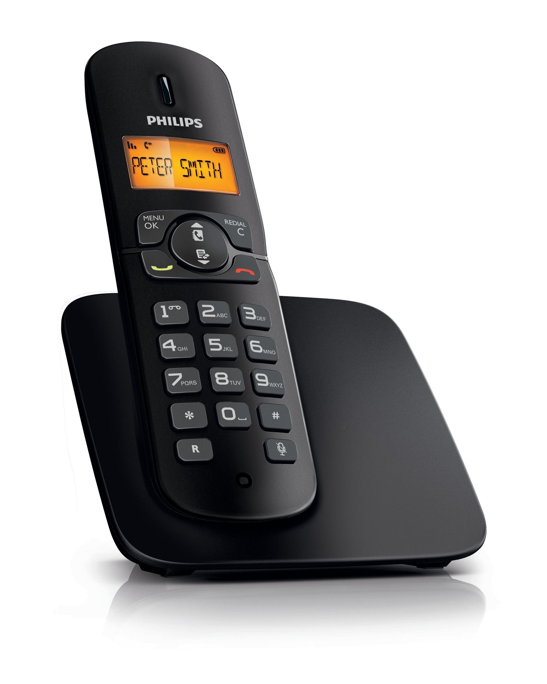 Philips BeNear CD1801B/55 telephone DECT telephone Caller ID Black
