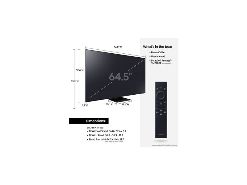 Samsung QN65QN800BF 163.8 cm (64.5") 8K Ultra HD Smart TV Wi-Fi Black – image 9