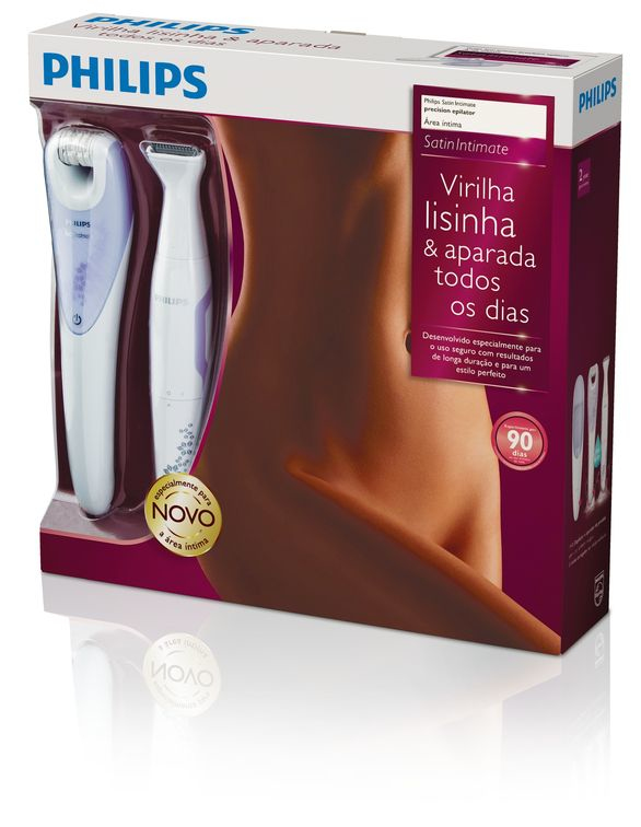 Philips Satin Intimate HP6567/00 epilator 12 tweezers Violet, White – image 2