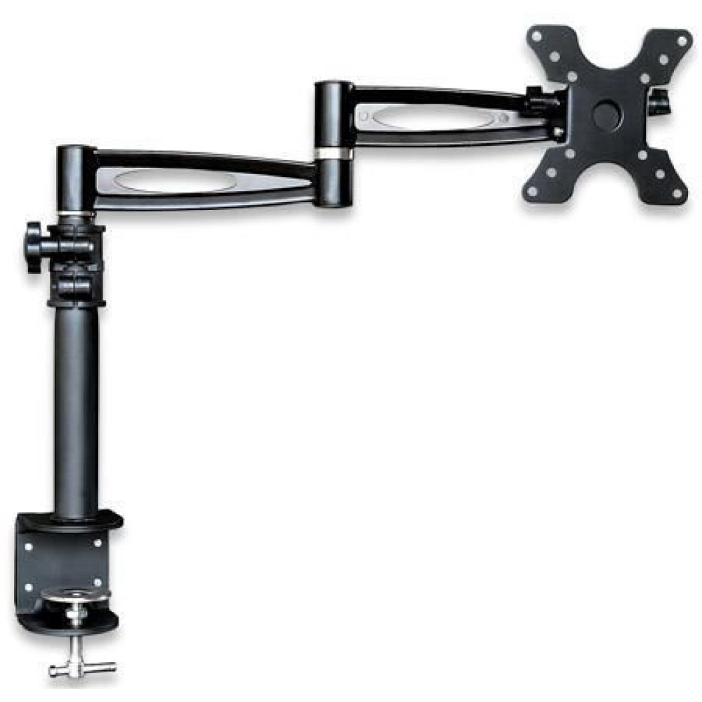 Techly Supporto da scrivania per Monitor 13-27" braccio lungo inclinabile (ICA-LCD 502BK)