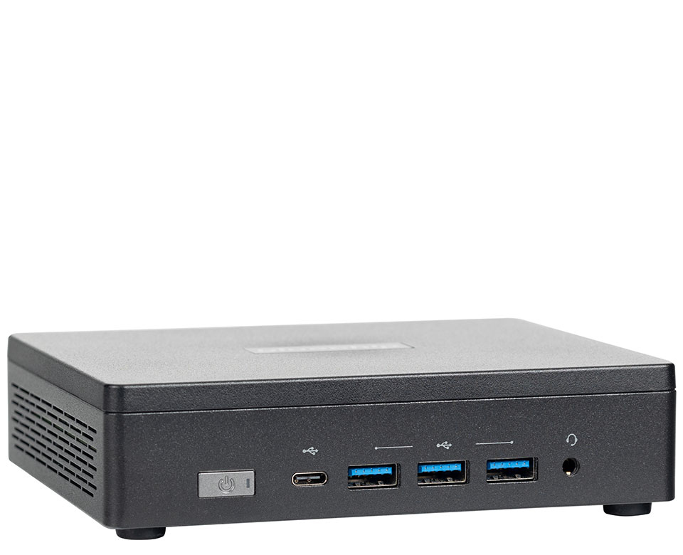 bluechip BUSINESSline L3160 *Green* Intel Core 3 100U 8 GB DDR4-SDRAM 500 GB SSD Windows 11 Pro Mini PC Nero