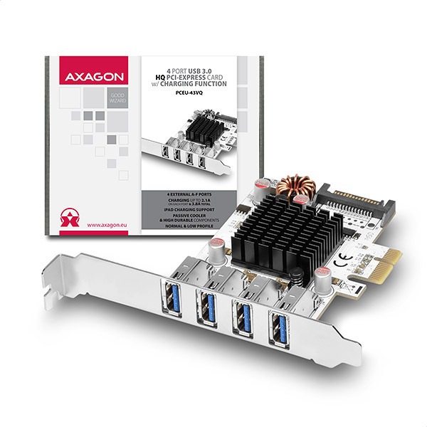 Axagon PCEU-43VQ interface cards/adapter Internal USB 3.2 Gen 1 (3.1 Gen 1) – image 7