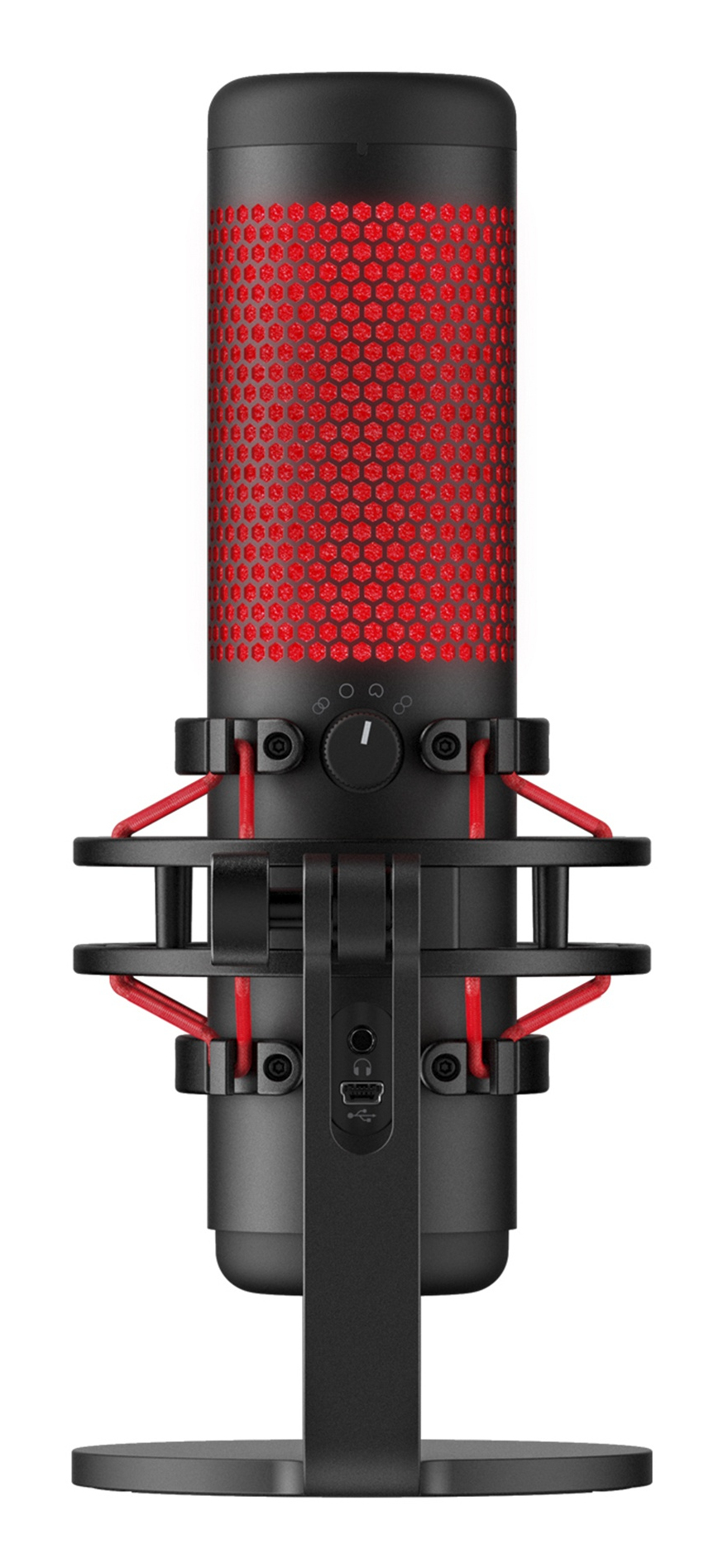 HyperX QuadCast Black, Red Table microphone image 3