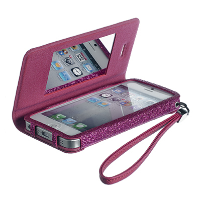 Celly GLAGEIP501 mobile phone case Folio Pink – image 2