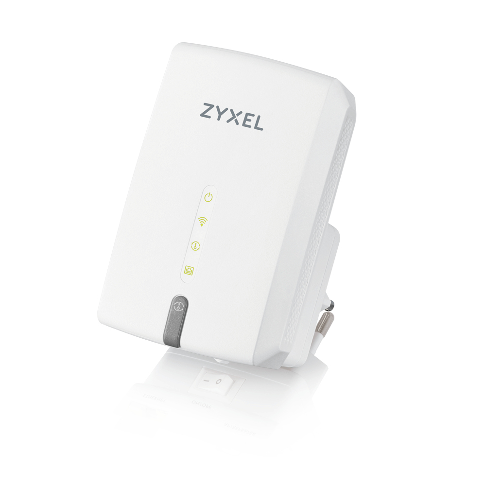 Zyxel WRE6602-EU0101F PowerLine network adapter 867 Mbit/s Ethernet LAN Wi-Fi White 1 pc(s)
