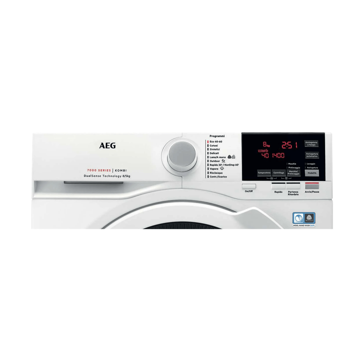 AEG L7WBG856 washer dryer Freestanding Front-load White – image 8