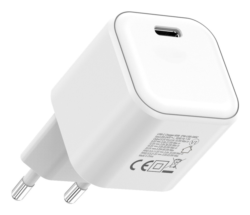 Techly IPW-USB-G65C mobile device charger Universal White AC Fast charging Indoor – image 2
