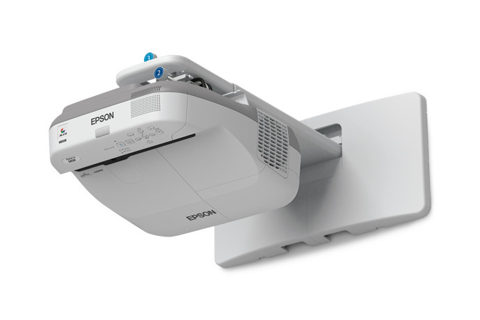 Epson PowerLite 585W Standard throw projector 3300 ANSI lumens 3LCD WXGA (1280x800) Grey, White – image 3