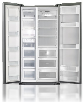 LG GS5264AVJZ side-by-side refrigerator Freestanding Platinum – image 2