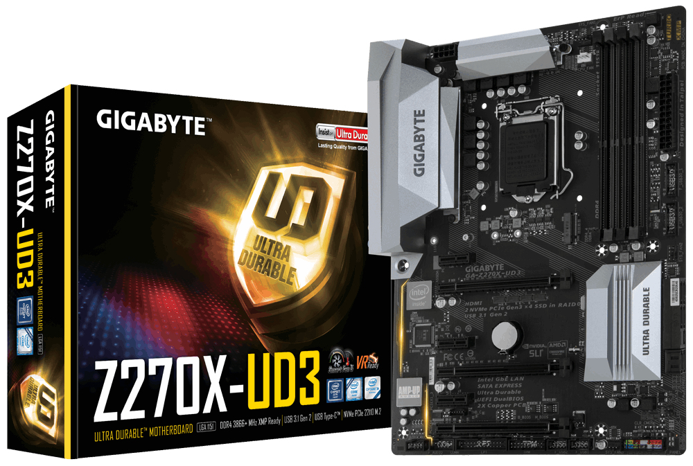 GIGABYTE GA-Z270X-UD3 motherboard Intel® Z270 LGA 1151 (Socket H4) ATX – image 5
