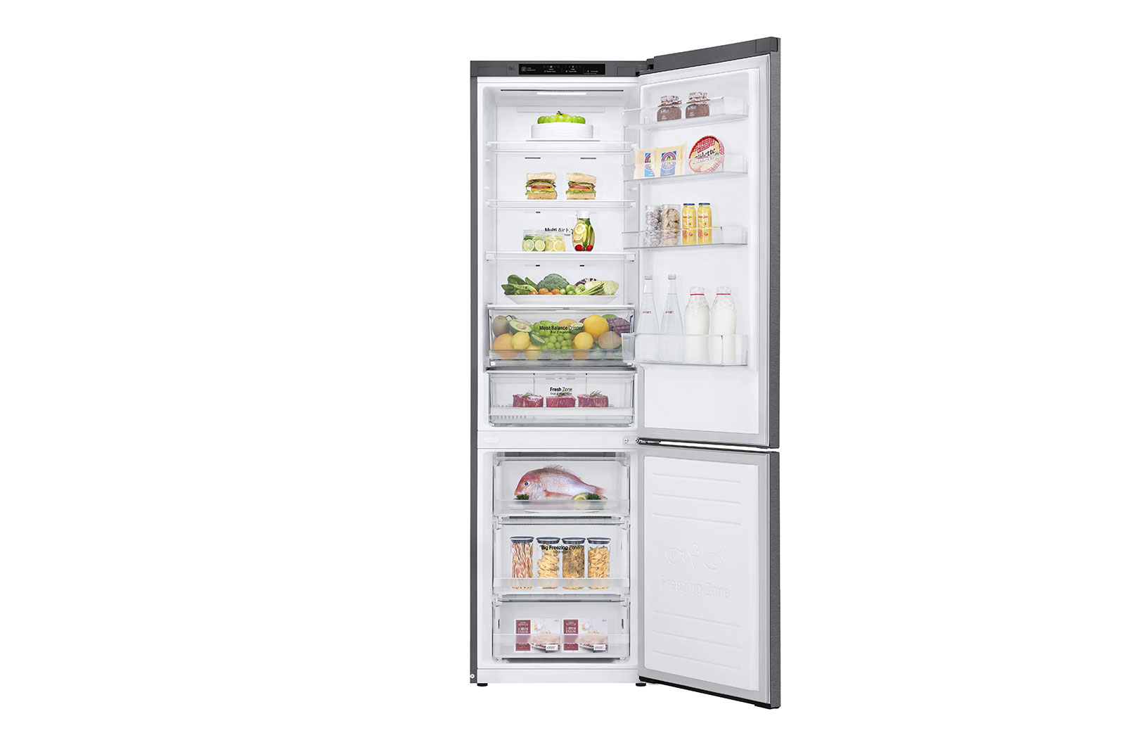 LG GBB72PZEZN fridge-freezer Freestanding – image 2