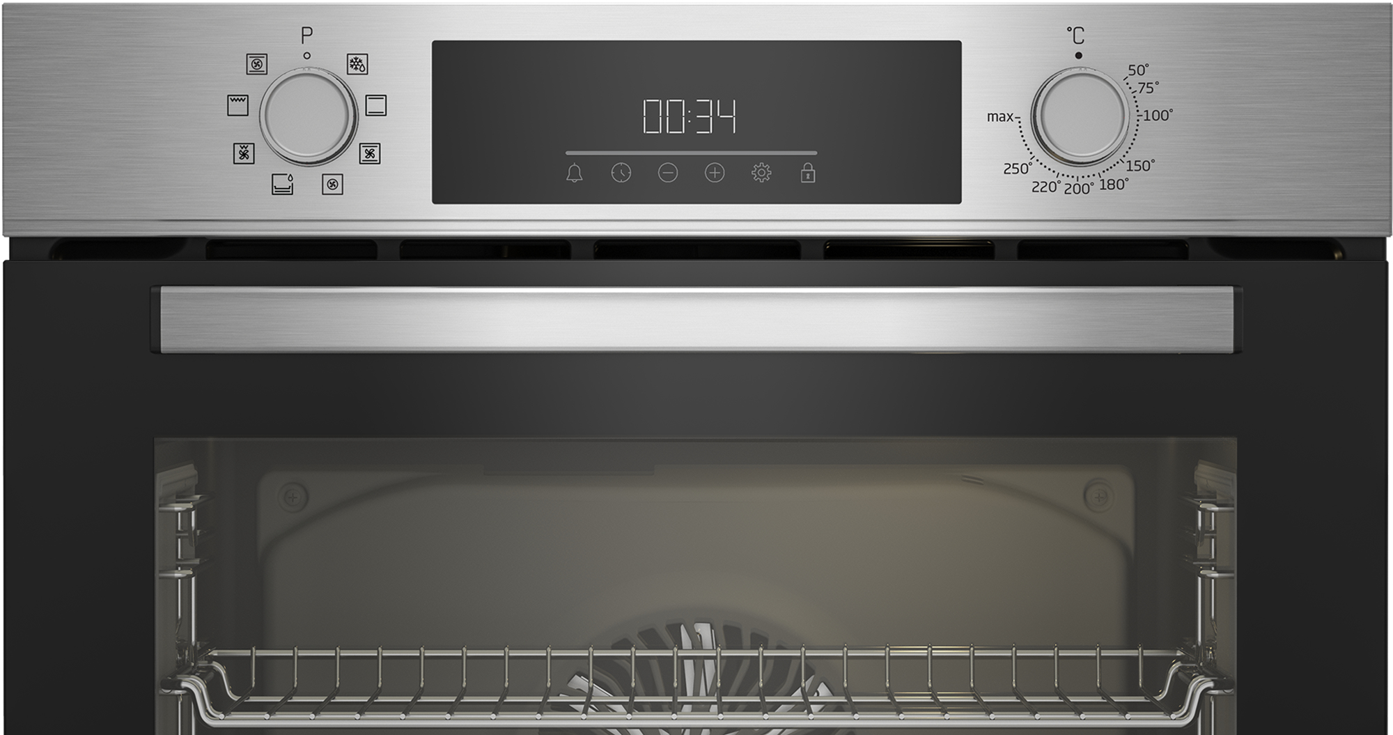Beko BBQM22301XC 60cm Built-In Single Multi-Function Oven with Touch Control LED Timer – image 2