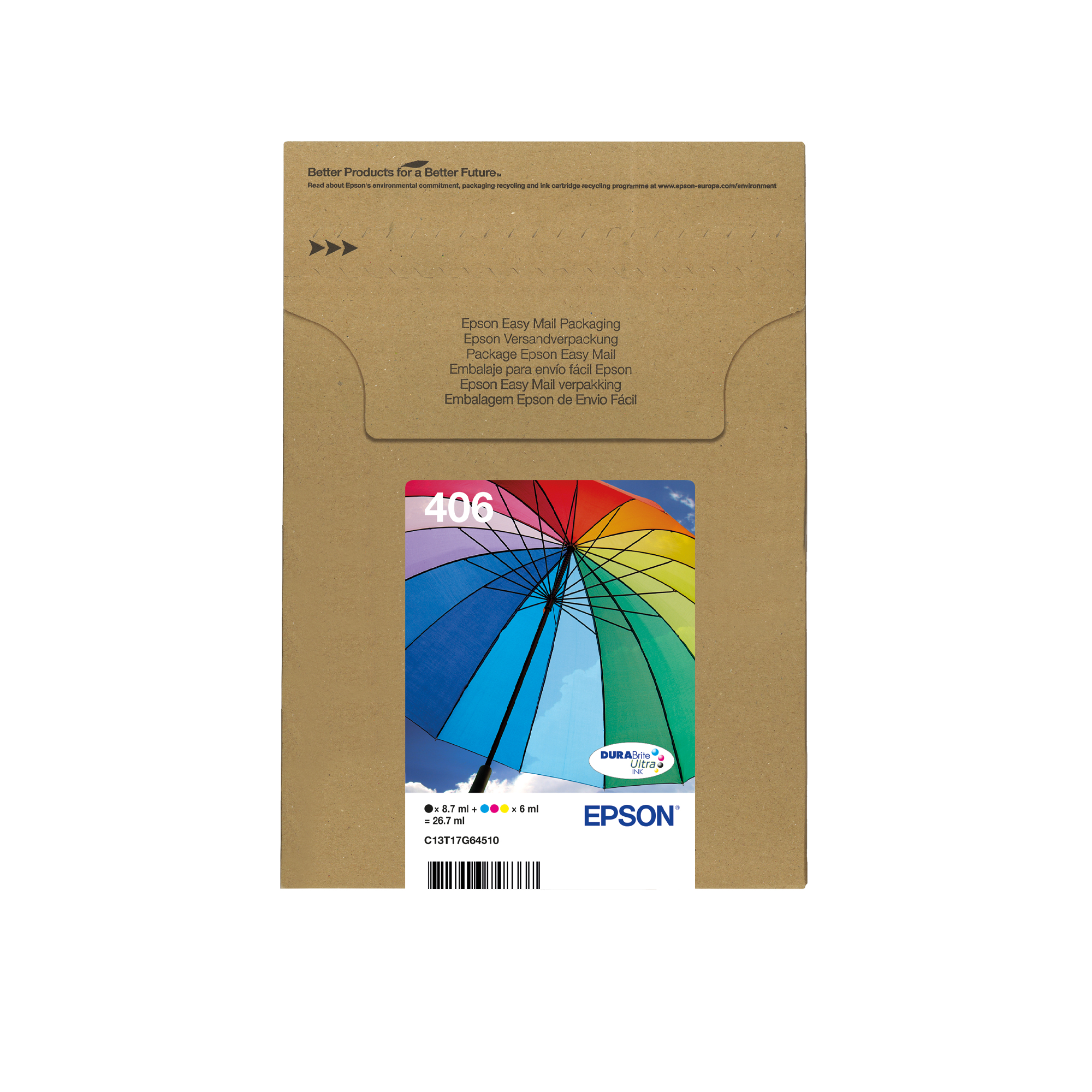 Epson Multipack 4-colour 406 Umbrella DURABrit – image 1