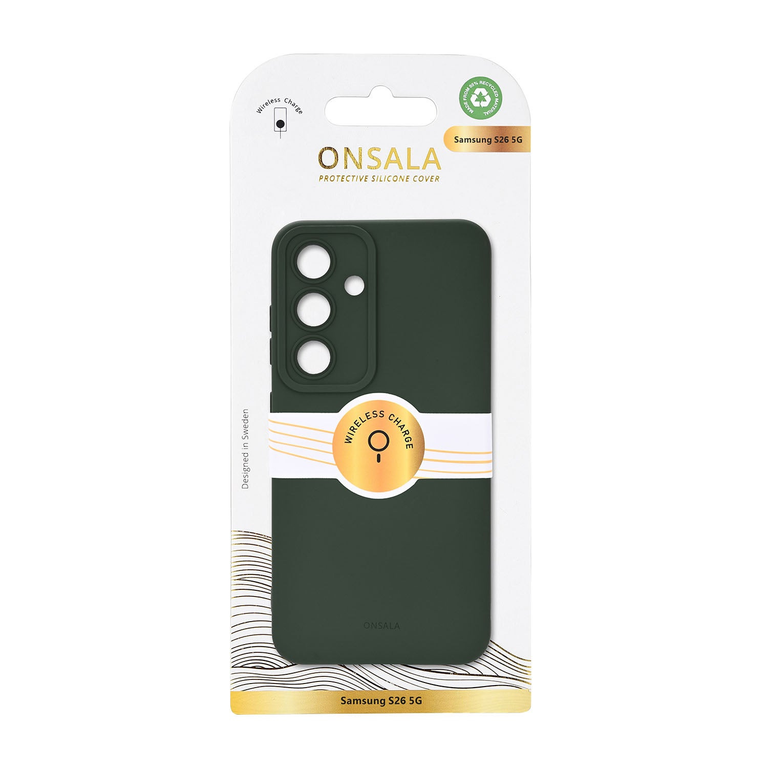 Onsala Phone Case with Silicone Feel Olive Green - Samsung Galaxy S26 – image 2