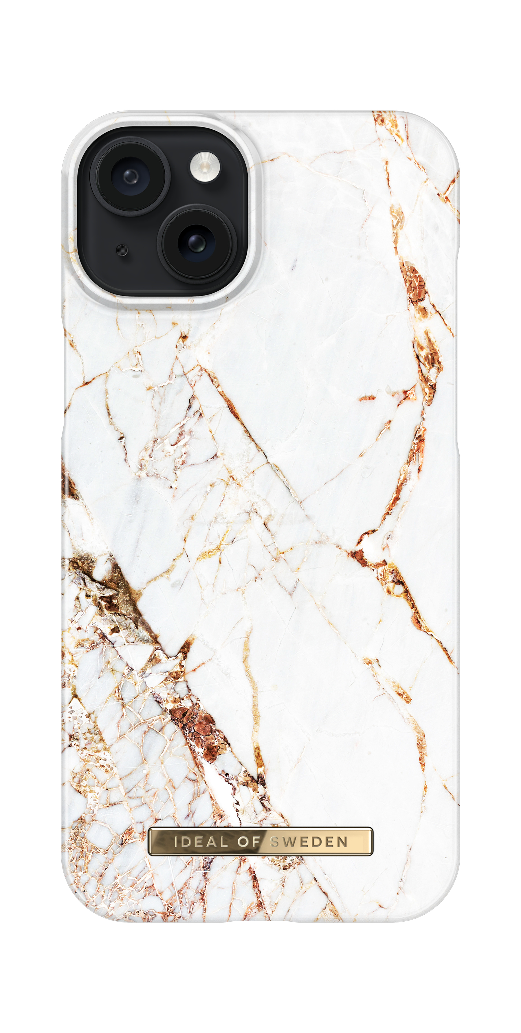 iDeal of Sweden Printed Case iPhone 15 Plus Carrara Gold – image 1