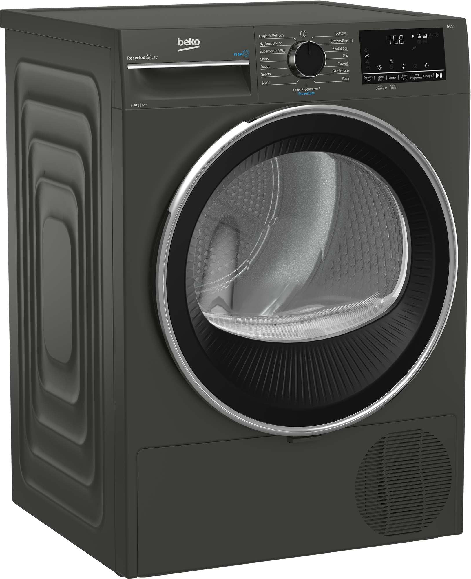 Beko B3T4823DG tumble dryer Freestanding Front-load – image 2