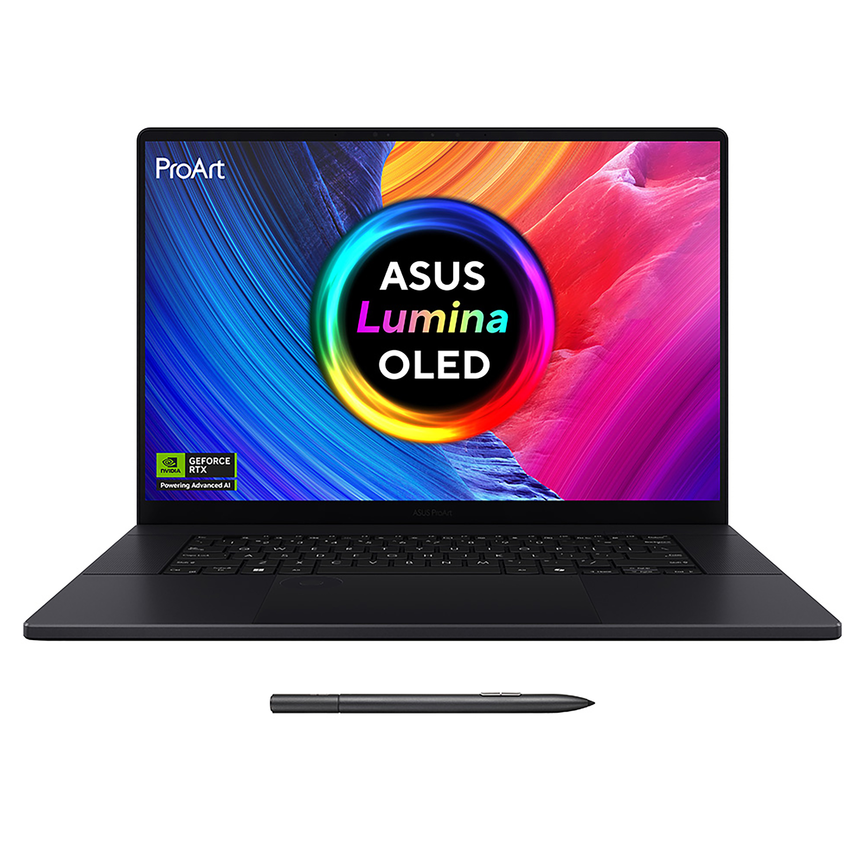 ASUS ProArt P16 H7606WP-RJ087W - AMD Ryzen AI 9 - HX 370 / up to 5.1 GHz - Win 11 Home - GeForce RTX 5070 - 64 GB RAM - 2 TB SSD NVMe x 2 - 16" OLED touchscreen 2880 x 1800 (3K) @ 120 Hz - Wi-Fi 7, Bluetooth - nano black
