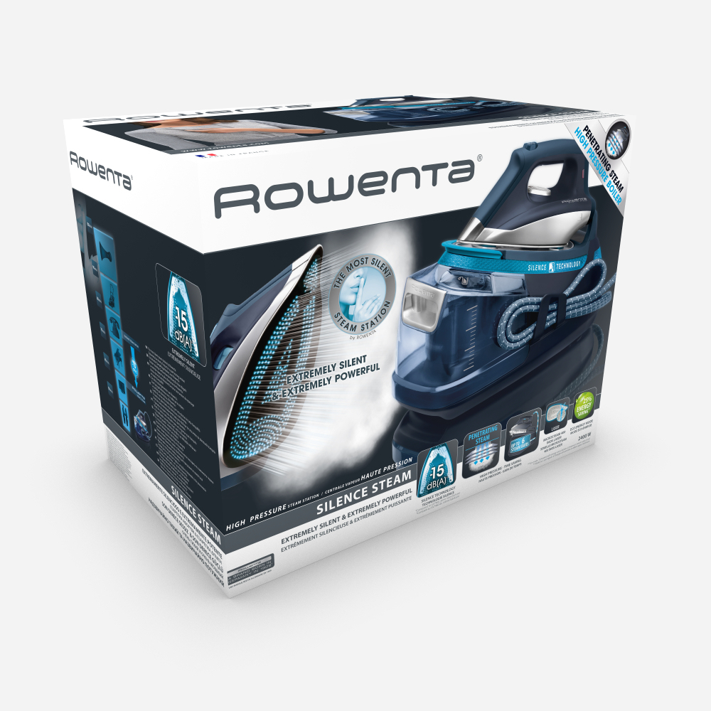 Rowenta DG896 2400 W 1.5 L Microsteam 400 Laser soleplate Blue, Grey – image 5