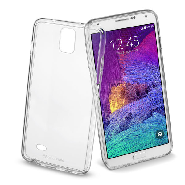 Cellularline CLEARDUOPHNOTE4T mobile phone case Cover Transparent