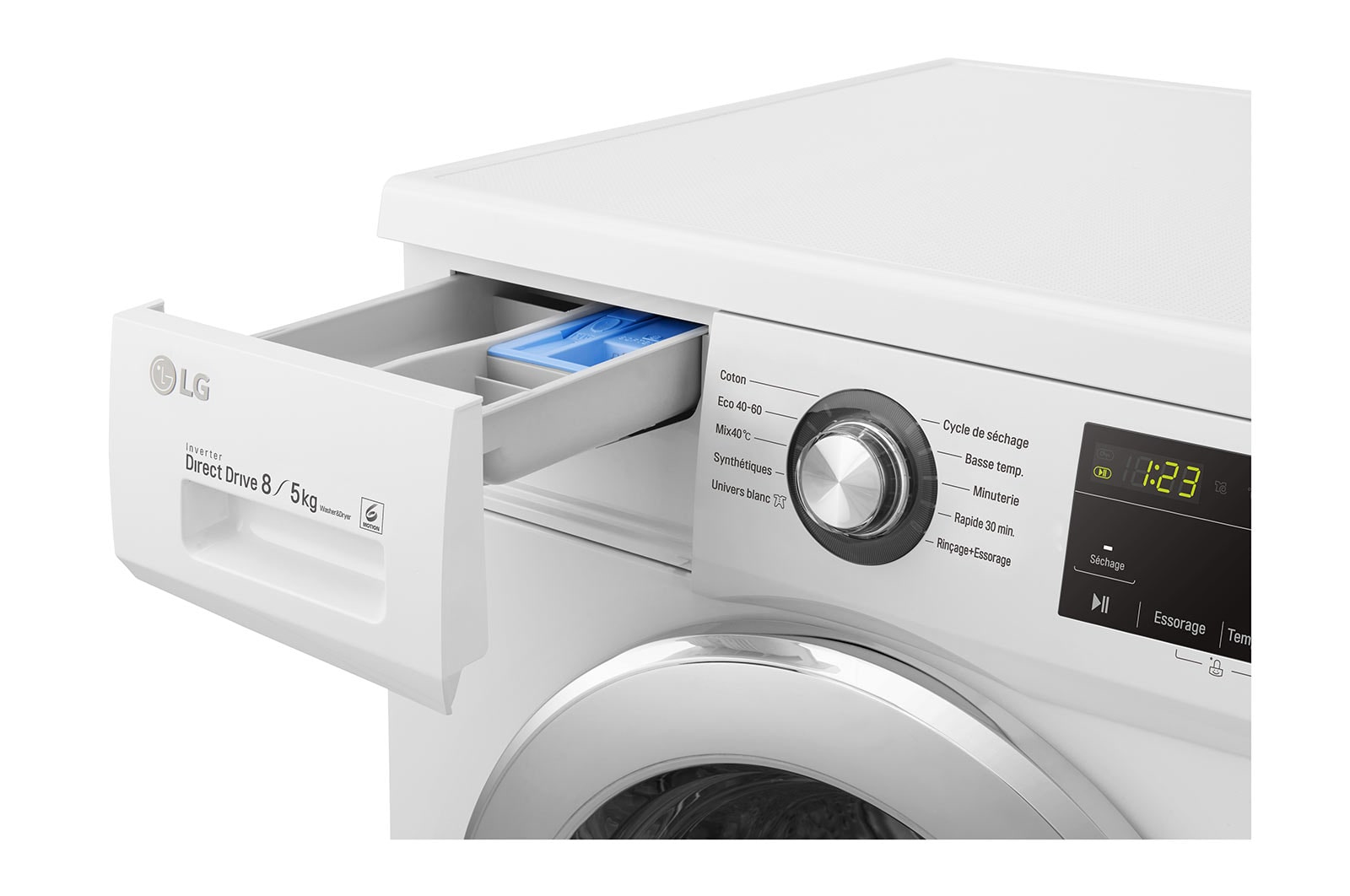 LG F854M22WR washer dryer Freestanding Front-load White – image 5
