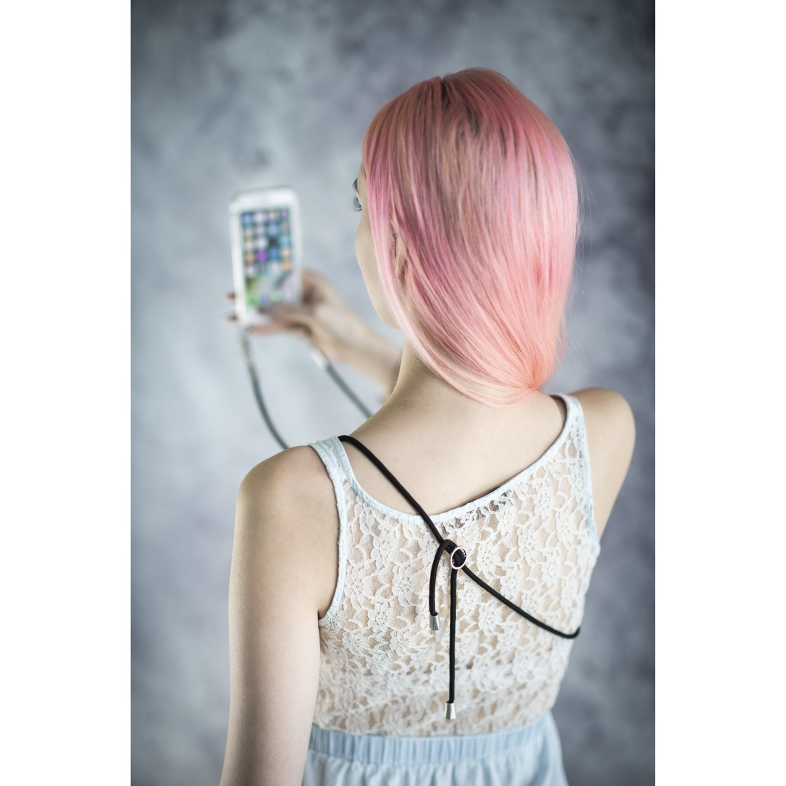 Hama Cross-Body Cover with Hanging Cord for Samsung Galaxy A71, transparent – image 5