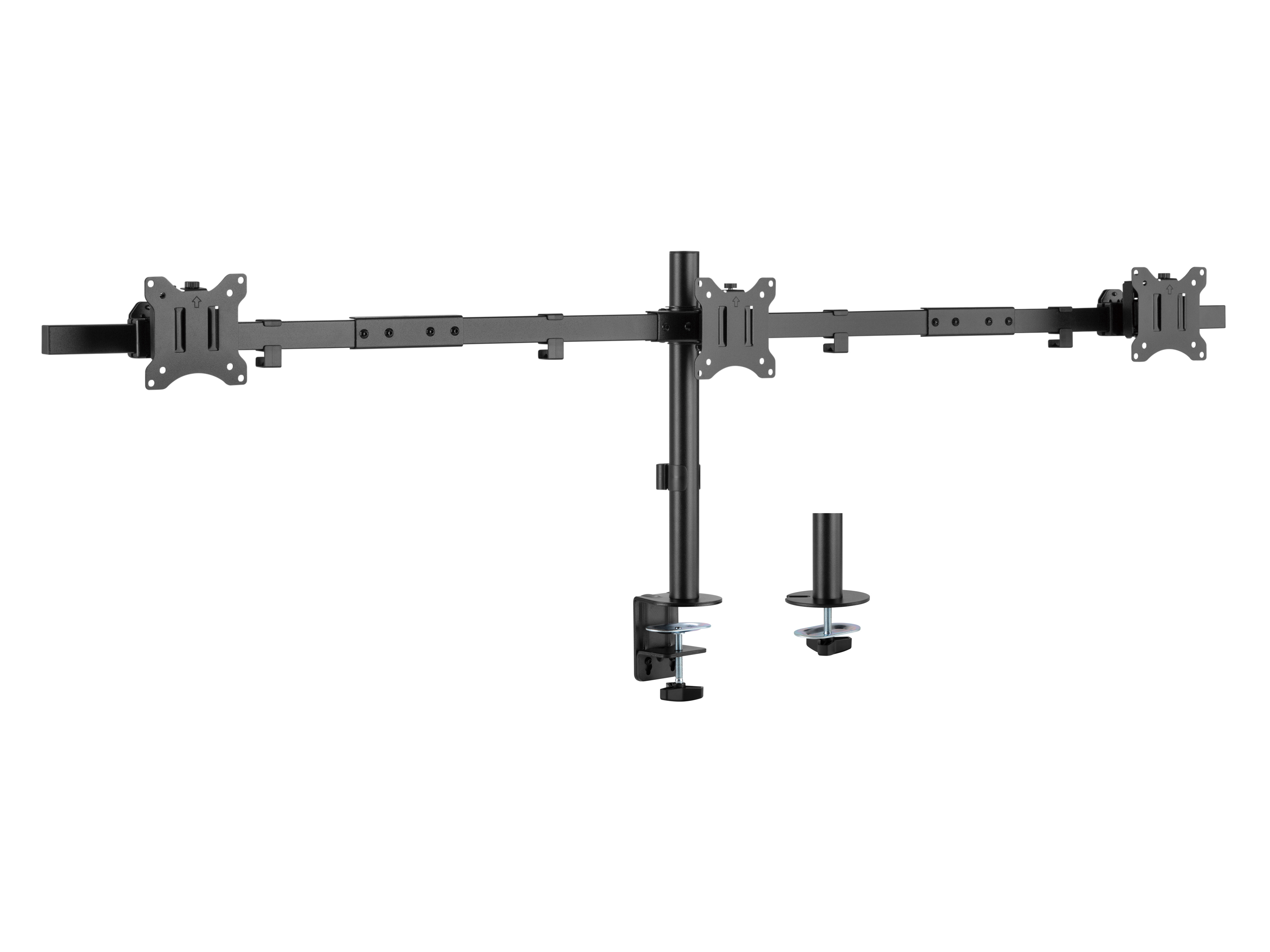 17"-32" Dreifach schwenkbare Monitor-Schreibtischhalterung