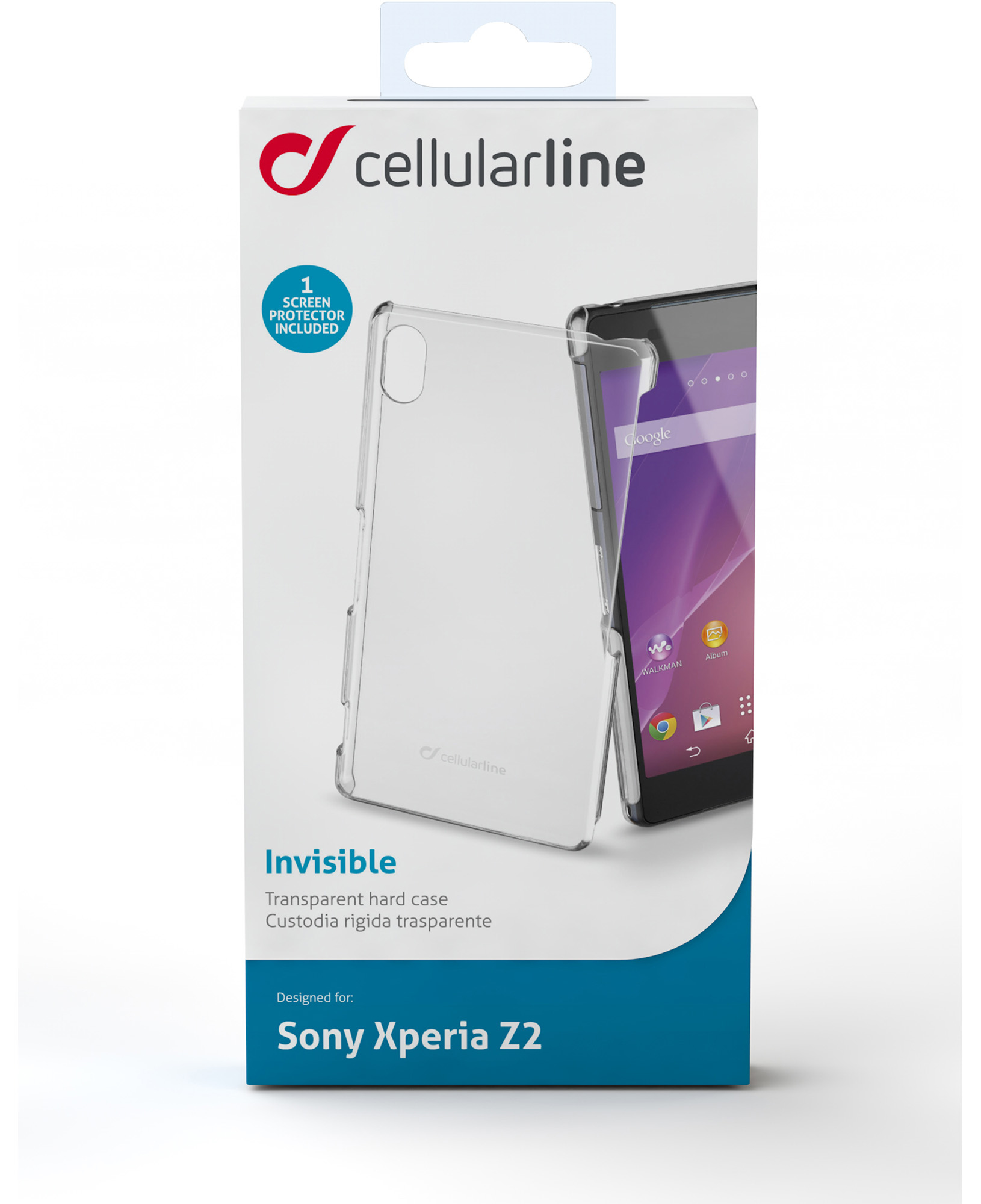 Cellularline Invisible Xperia M2- Transparent – image 4