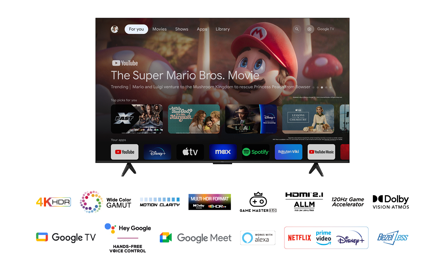 TV LED 4K 75 TCL Titane Dolby Vision Google TV AiPQ Engine — photo 14