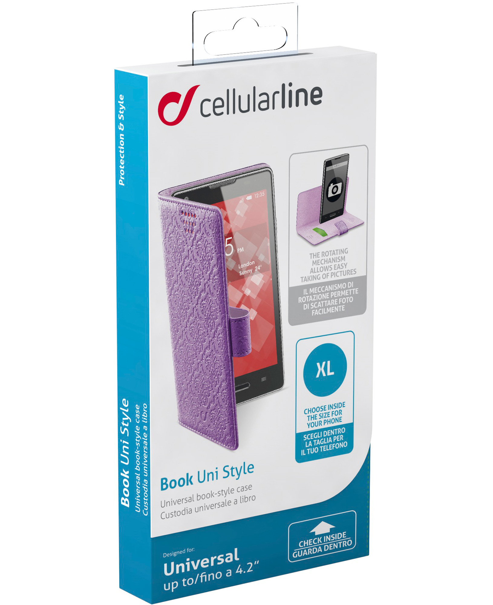 Cellularline Book Uni Style - Smartphones up to 4.2” – image 3