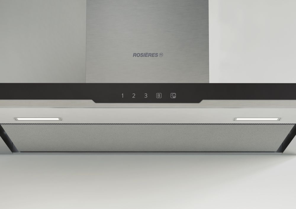 Rosieres RDSV985PN Wall-mounted Black, Stainless steel 800 m³/h – image 5