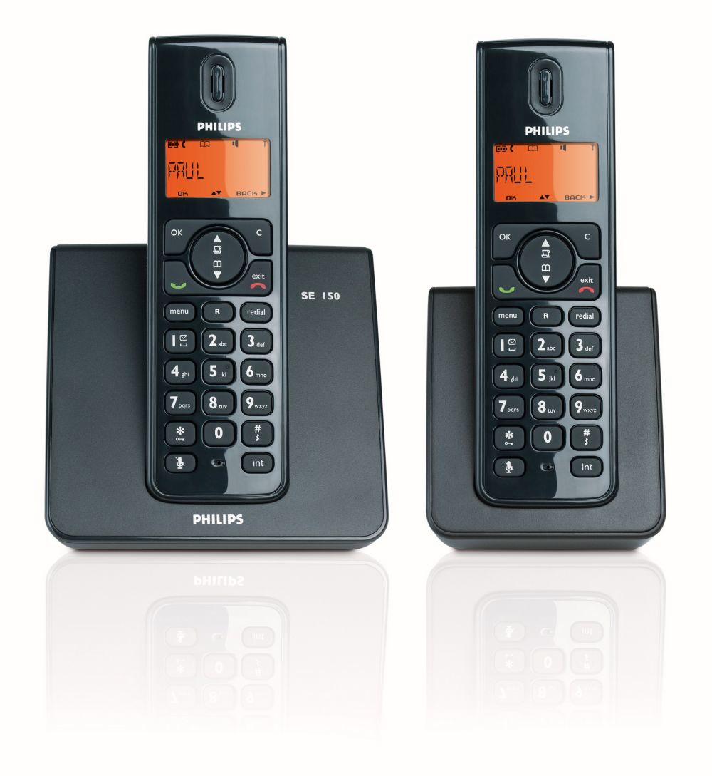 Philips SE1502B/21 telephone Caller ID Black