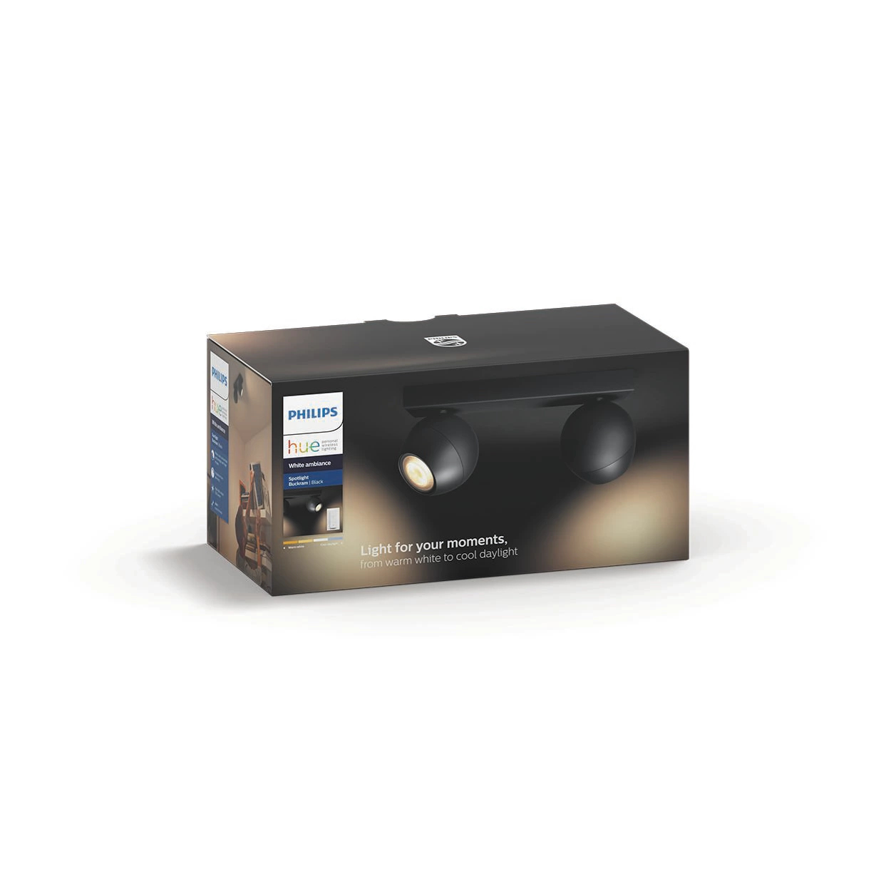 Philips by Signify Philips Hue White ambience Buckram double spotlight – image 8
